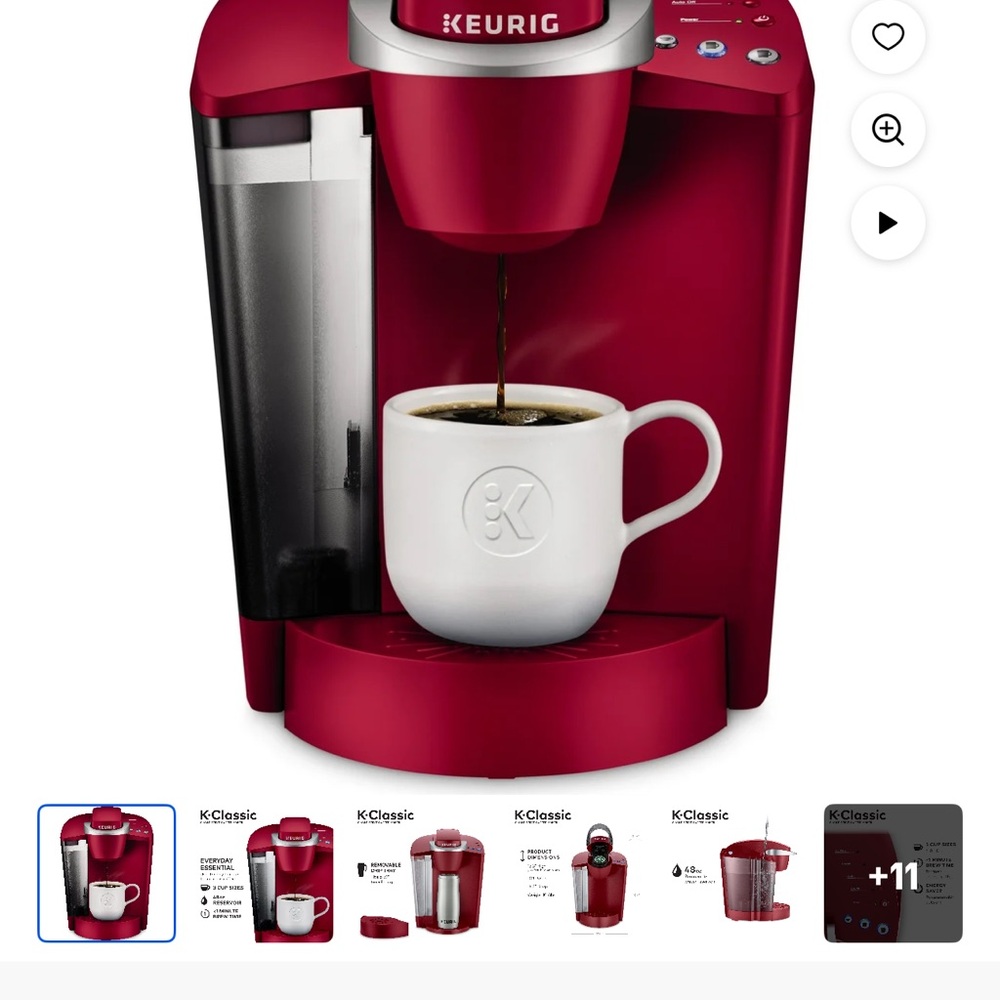 Keurig Classic Single Serve Brewer (Rhubarb)